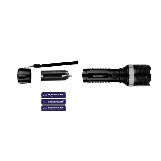 Esperanza EOT072 Flashlight Black, LED Flashlight