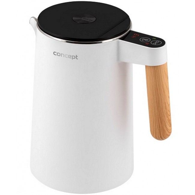 Stainless Steel Kettle White 1.5 l Salt & Pepper Concept RK3300 Stainless Steel Kettle White 1.5 l Salt & Pepper Concept RK3300
