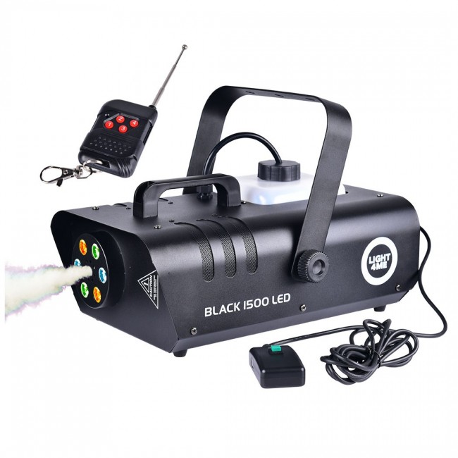 LIGHT4ME BLACK 1500 LED Fog Smoke Generator