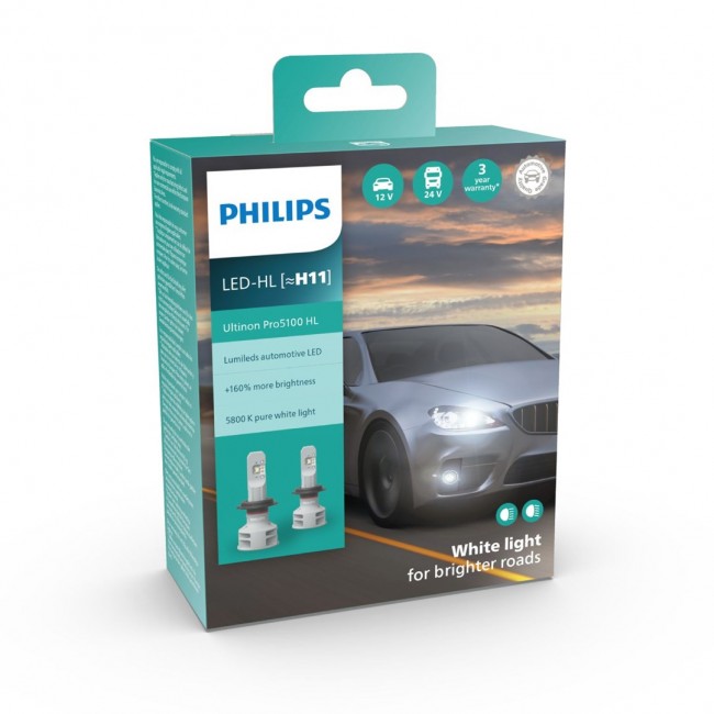 Philips Ultinon Pro5100 LUM11362U51X2 Passive cooling LED bulb Philips Ultinon Pro5100 LUM11362U51X2 Passive cooling LED bulb