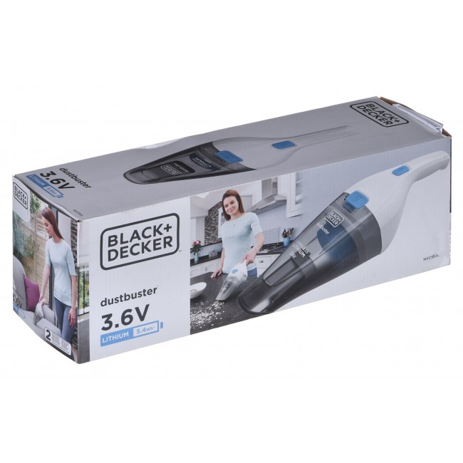 Black & Decker NVC115JL handheld vacuum Grey, White Bagless Black & Decker NVC115JL handheld vacuum Grey, White Bagless