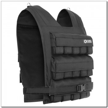 HMS Fitness KTO30 weighted vest Steel Black