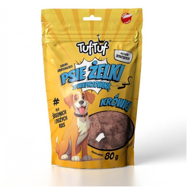 TUF TUF Psie elki - pork fudge - dog treat - 80g