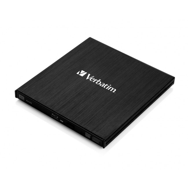 Verbatim External Slimline optical disc drive Blu-Ray RW Black Verbatim External Slimline optical disc drive Blu-Ray RW Black