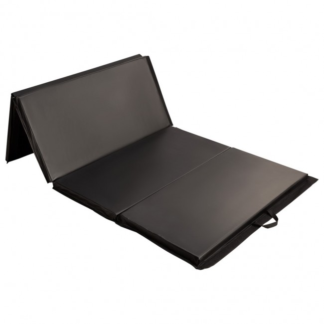 Folding gymnastics mattress black HMS Premium MGS01 Folding gymnastics mattress black HMS Premium MGS01