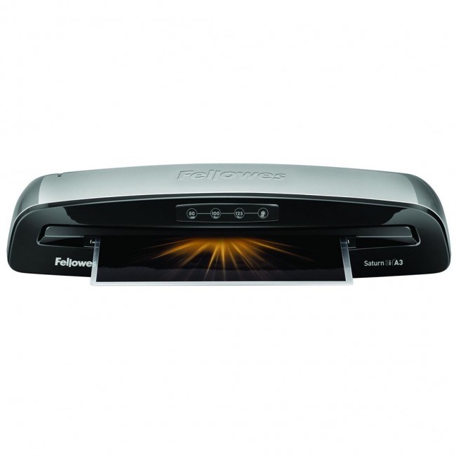 Fellowes Saturn 3i Cold/hot laminator 300 mm/min Black, Silver Fellowes Saturn 3i Cold/hot laminator 300 mm/min Black, Silver
