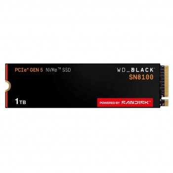 Western Digital Black SN8100 1 TB M.2 PCI Express 5.0 NVMe TLC 3D NAND