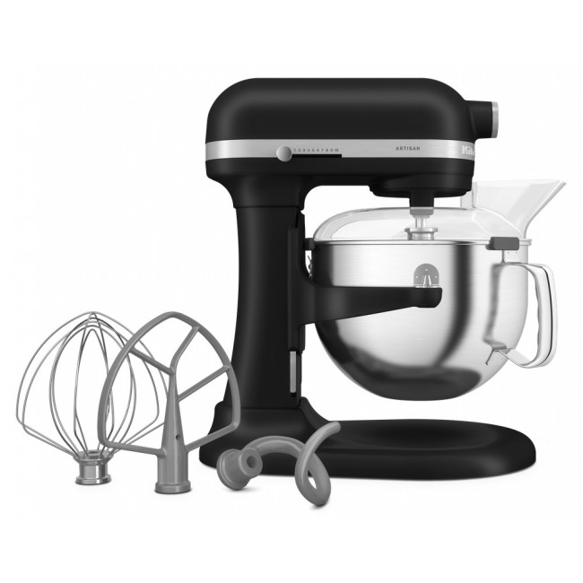 KitchenAid 5KSM60SPXEBM Stand mixer 375 W Black, Grey, Stainless steel