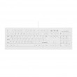 Contour Design Active Key Contour ClassicClean Medical Keyboard Removable Cover Full-Size Wired White DE C8100