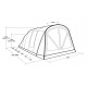 Outwell Florida 5 Air 5 person(s) Green Tunnel tent