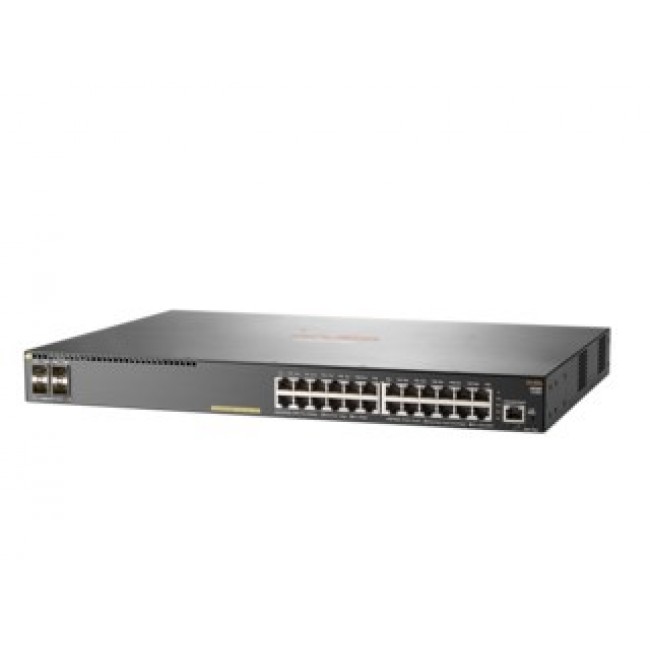 HPE Aruba Networking Aruba 2930F 24G PoE+ 4SFP+ Managed L3 Gigabit Ethernet (10/100/1000) Power over Ethernet (PoE) 1U Grey