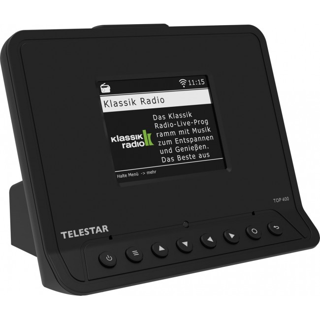 Radio TELESTAR TOP 400 black adapter HiFi