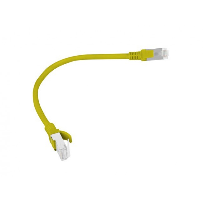 Lanberg PCU6-10CC-0025-Y networking cable Yellow 0.25 m Cat6 U/UTP (UTP)