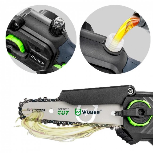21V cordless chainsaw, 5 m/s, W37007, WUBER 21V cordless chainsaw, 5 m/s, W37007, WUBER