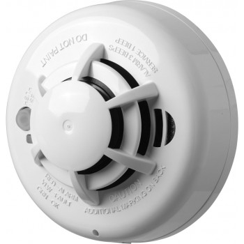 DSC WIRELESS SMOKE AND TEMPERATURE DETECTOR WLS PWRG SMOKE AND HEAT 868 PG8936