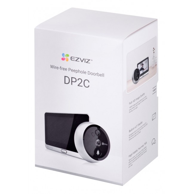 WIRELESS WIFI DOORBELL WITH VIEWFINDER EZVIZ DP2C CS-DP2C WIRELESS WIFI DOORBELL WITH VIEWFINDER EZVIZ DP2C CS-DP2C