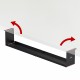 Maclean compact under-desk cable organizer, max load 5kg, black, MC-107 B Maclean compact under-desk cable organizer, max load 5kg, black, MC-107 B