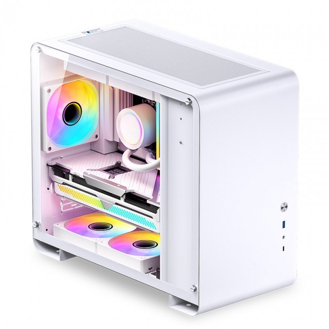 Jonsbo U4 Mini Micro-ATX Case, Tempered Glass - white Jonsbo U4 Mini Micro-ATX Case, Tempered Glass - white