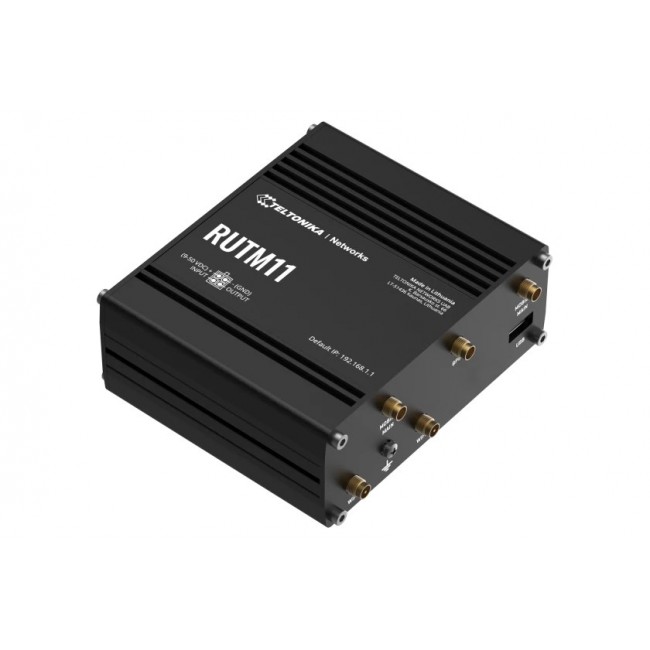 Teltonika RUTM11 wired router Gigabit Ethernet Black Teltonika RUTM11 wired router Gigabit Ethernet Black