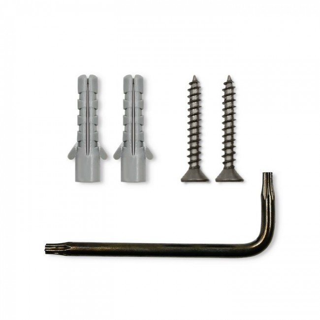 Qoltec 52447 Code lock OBERON with fingerprint reader | RFID | Code | Card | key fob | Doorbell | IP68 | EM