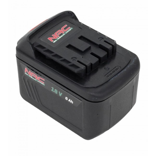 NAC Battery 18V B18-60-S 6.0Ah