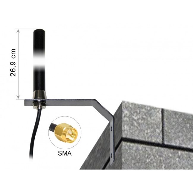 DeLOCK 89529 radio antenna 3 dB 50 