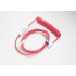 Ducky Premicord USB cable 1.8 m USB A USB C Pink