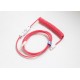 Ducky Premicord USB cable 1.8 m USB A USB C Pink