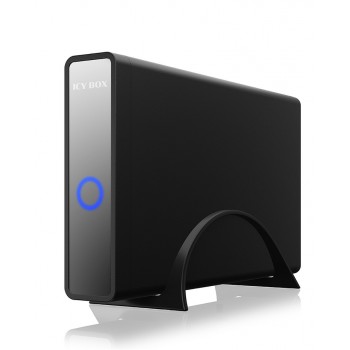 ICY BOX IB-382H-C31 HDD/SSD enclosure Black 2.5/3.5
