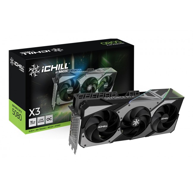 INNO3D iChill GeForce RTX 5080 X3 V2 NVIDIA 16 GB GDDR7 INNO3D iChill GeForce RTX 5080 X3 V2 NVIDIA 16 GB GDDR7