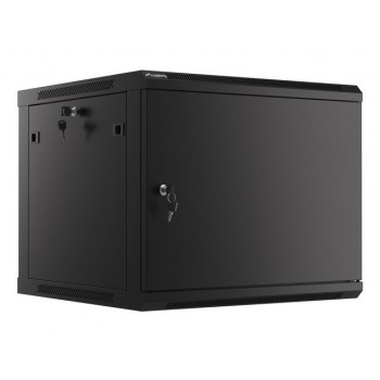 Lanberg WF01-6609-00B rack cabinet 9U Wall mounted rack Black
