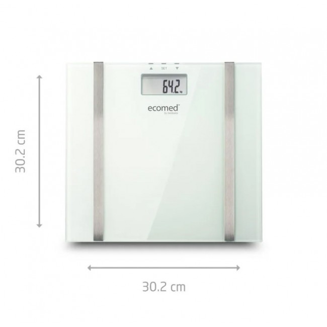 Ecomed BS-70E Rectangle White Electronic personal scale