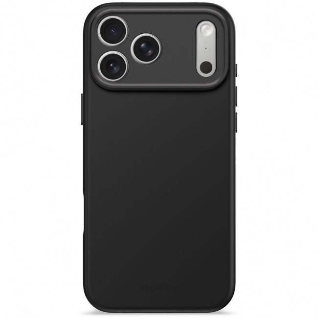 Decoded Silicone Backcover Apple iPhone 17 Pro Max Phantom Black mobile phone case 17.5 cm (6.9 Decoded Silicone Backcover Apple iPhone 17 Pro Max Phantom Black mobile phone case 17.5 cm (6.9