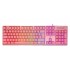 Deltaco Gaming GAM-021-RGB-P-DE keyboard USB QWERTZ German Pink