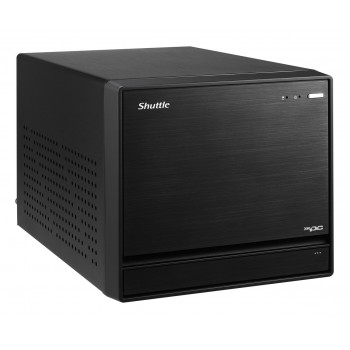 Shuttle XPC cube Barebone SH570R8 - S1200, Intel H570, 1x PCIe X16, 1x PCIe X4, 2x LAN,1x HDMI, 2x DP, 4x 3.5