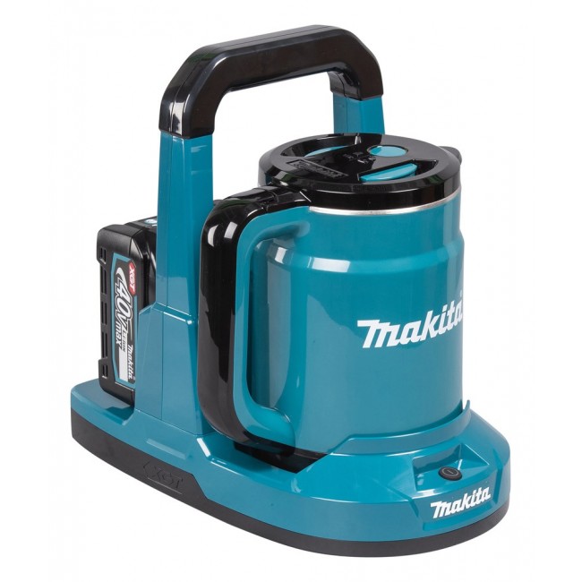 Makita KT001GZ electric kettle 0.8 L Black, Blue