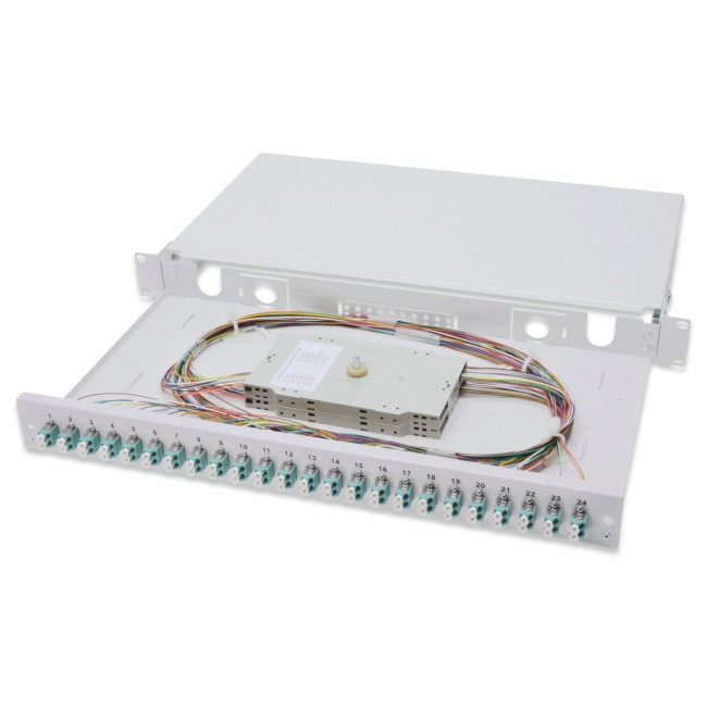 Digitus Fiber Optic Splice Box, Equipped, LC, OM3 Digitus Fiber Optic Splice Box, Equipped, LC, OM3