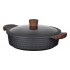 Resto Kitchenware 93506 saucepan 4.4 L Round Black, Wood