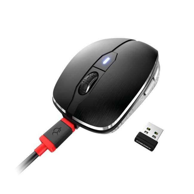 CHERRY MW 8C ADVANCED mouse Ambidextrous RF Wireless + Bluetooth Optical 3000 DPI CHERRY MW 8C ADVANCED mouse Ambidextrous RF Wireless + Bluetooth Optical 3000 DPI