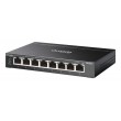 TP-Link Omada ES208GP network switch Managed L2 Gigabit Ethernet (10/100/1000) Power over Ethernet (PoE) DIN rail Black TP-Link Omada ES208GP network switch Managed L2 Gigabit Ethernet (10/100/1000) Power over Ethernet (PoE) DIN rail Black