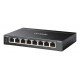 TP-Link Omada ES208GP network switch Managed L2 Gigabit Ethernet (10/100/1000) Power over Ethernet (PoE) DIN rail Black