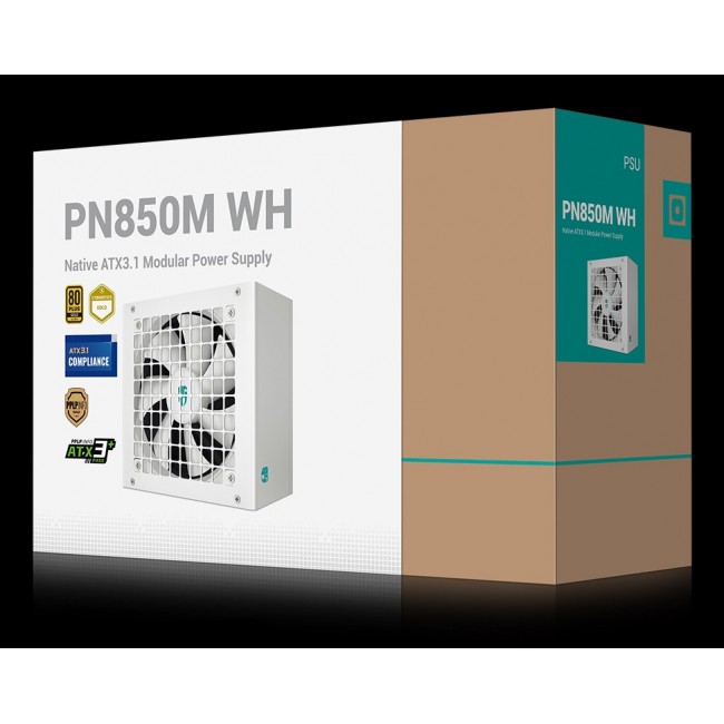 DeepCool PN850M power supply unit 850 W 20+4 pin ATX ATX White