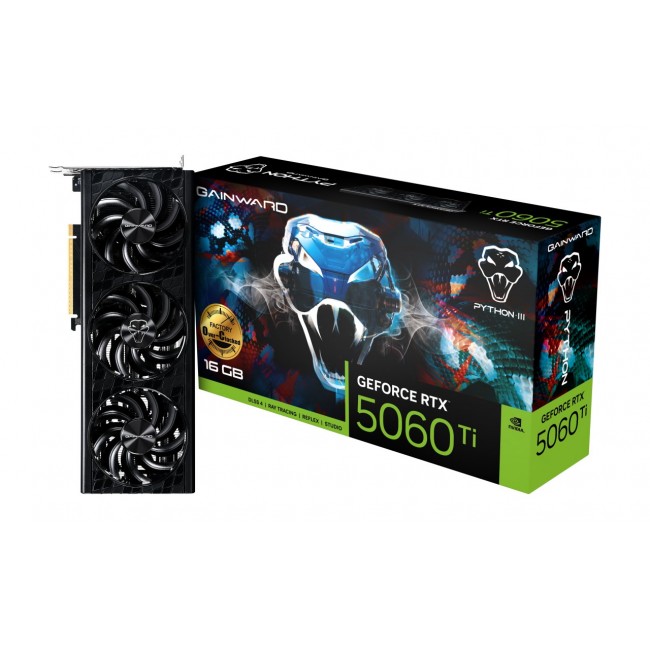 Gainward RTX5060Ti GPU OC 16GB GDDR7 HDMI 3xDP