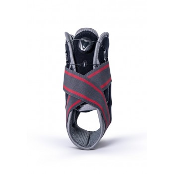 Ankle Orthosis Malleomax Pro O-1161/L REHAFUND, Grey-Red