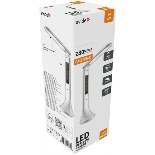Avide ABLDL-CALENDAR-5W table lamp LED White