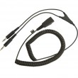 Jabra PC cord - QD to 2x3_5mm Jabra PC cord - QD to 2x3_5mm