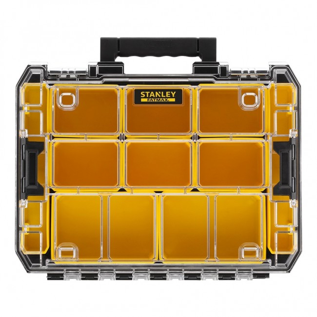 Stanley FMST82967-1 small parts/tool box Metal, Polycarbonate (PC) Black, Transparent, Yellow