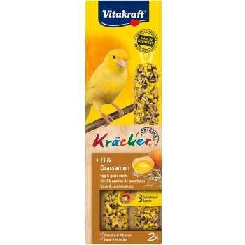 VITAKRAFT Kr cker Egg with sesame seeds - treats for canary - 2 pcs.