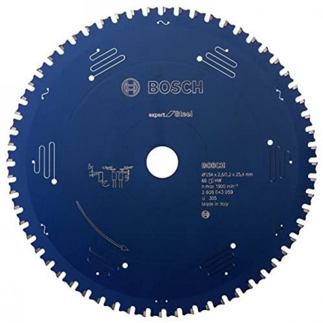 Bosch 2608643059 circular saw blade 25.4 cm 1 pc(s) Bosch 2608643059 circular saw blade 25.4 cm 1 pc(s)