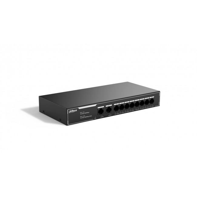 Dahua Technology PoE SG1010LP Unmanaged L2 Gigabit Ethernet (10/100/1000) Power over Ethernet (PoE) Black Dahua Technology PoE SG1010LP Unmanaged L2 Gigabit Ethernet (10/100/1000) Power over Ethernet (PoE) Black
